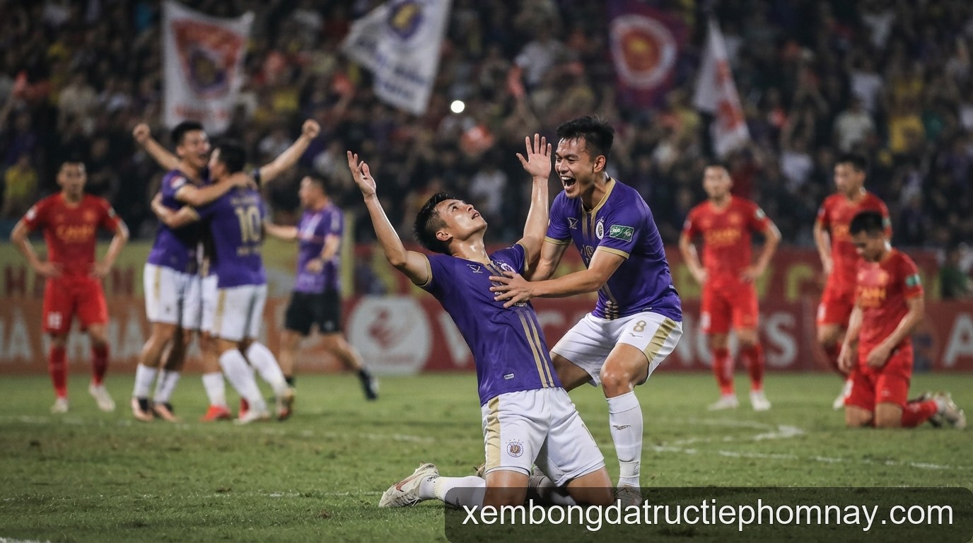 V.League 2026/27: Hà Nội FC hạ gục CAHN, cứu ghế HLV Harry Kewell trong trận derby nghẹt thở